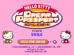 Hello Kitty: Dream Passport 2 screenshot 2 for Sega Dreamcast